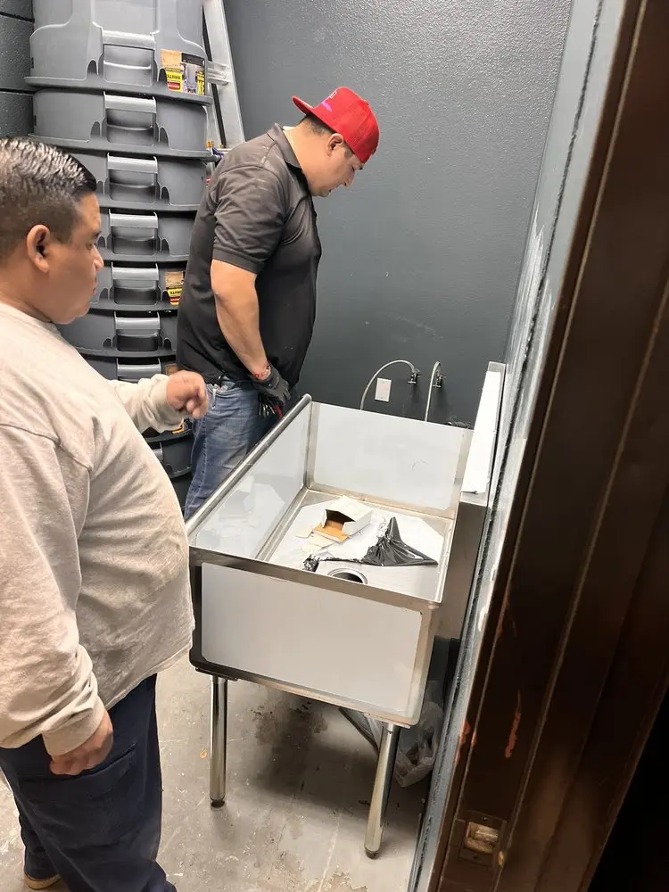 Commercial plumbing and sink installation in Kerrigan Ranch